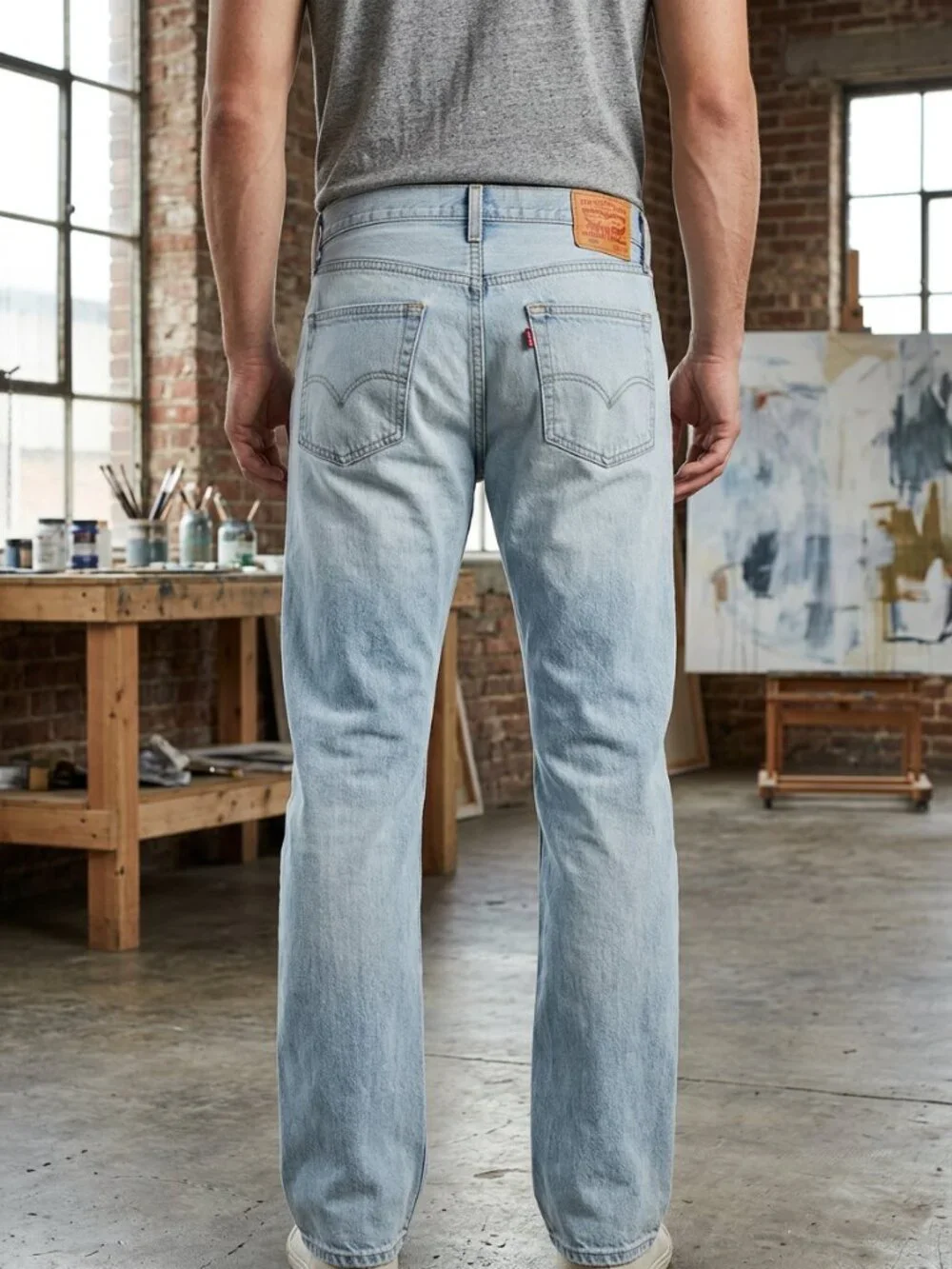 Levi's 559 Washed Out Relaxed Straight Leg Jeans